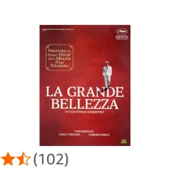 Locandina de "La Grande Bellezza", vincitore Oscar Miglior Film Straniero. Le recensioni lo celebrano.