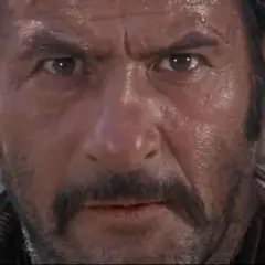 Primo piano del "Brutto" (Eli Wallach) da "Il buono, il brutto, il cattivo". Le sue recensioni sono sempre intense.