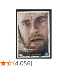 Copertina DVD di Cast Away con Tom Hanks, un film che stimola la cast away curiosità sulla sopravvivenza.