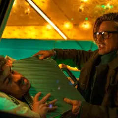 Brad Pitt in Bullet Train, un film che fa discutere. Le recensioni sono miste, ma l'azione è garantita.