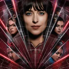 Volti di donne e uomini emergono da una ragnatela rossa luminosa. Le madame web recensioni sono qui!