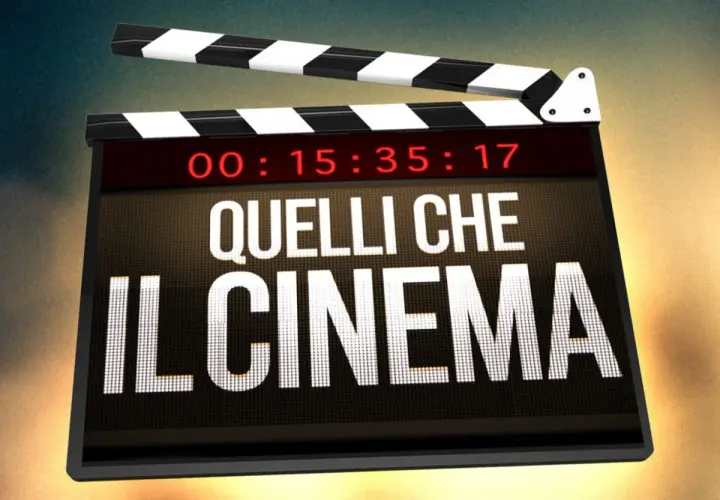 Ciak! La lavagna del cinema con il titolo "Quelli che il cinema" e un timer. Il suo significato è la passione per la settima arte.