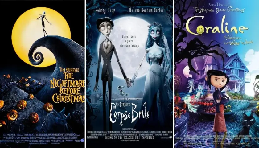 I manifest di "Nightmare Before Christmas", "La Sposa Cadavere" e "Coraline" di Tim Burton.