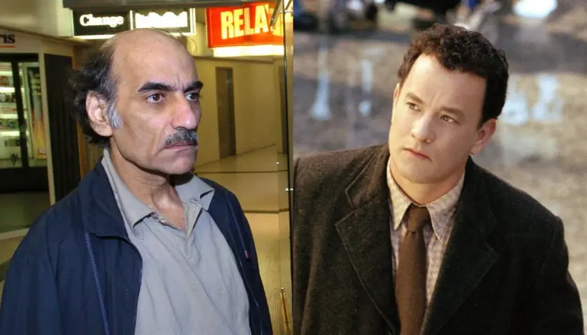 Viktor Navorski, un uomo bloccato in aeroporto, incontra un uomo d'affari.