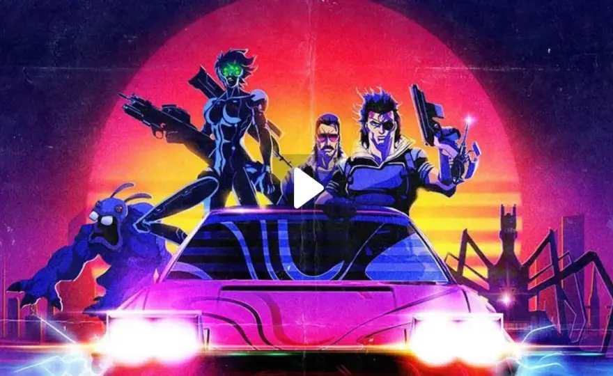Captain Laserhawk A Blood Dragon Remix - trama e guida alla serie