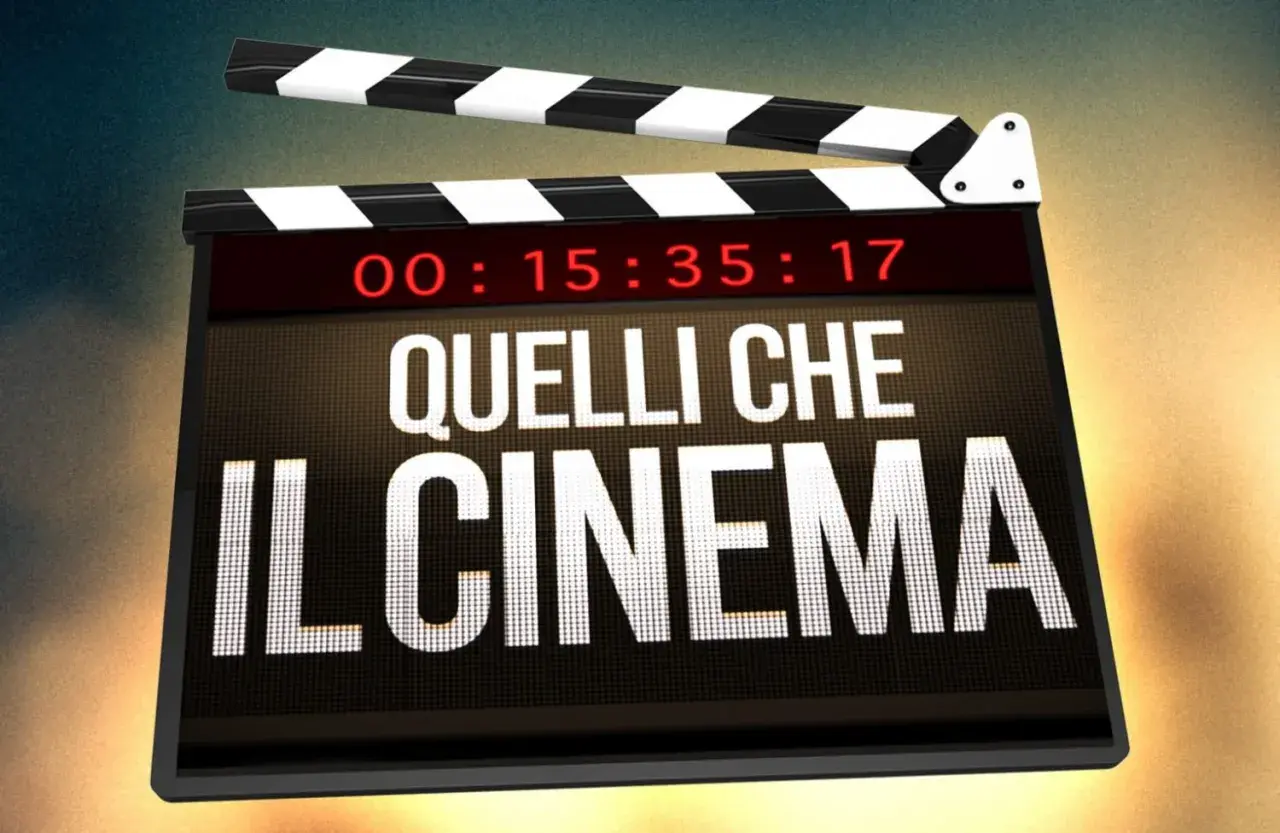 Ciak! La lavagna del cinema con il titolo "Quelli che il cinema" e un timer. Il suo significato è la passione per la settima arte.