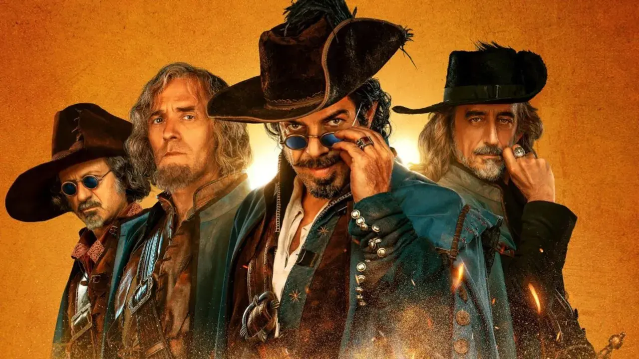 I moschettieri del re, in questa recensione, sfoggiano cappelli e sguardi intensi, pronti all'avventura.